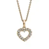 David-Andersen Halssmykker>Anheng, Diamanthjerte 0,25 ct gult gull