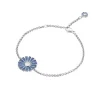 Georg Jensen Emaljesmykker|Armbånd>Armbånd, Daisy blå enkel