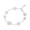 Georg Jensen Emaljesmykker|Armbånd>Armbånd, Daisy hvit - 8 blomster