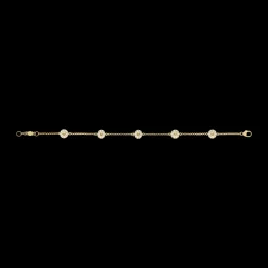 Georg Jensen Emaljesmykker|Armbånd>Armbånd, Daisy Mini forgylt sølv