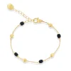 Nanis Armbånd>Armbånd, Dancing In The Rain Mystery Black - Sort Onyx