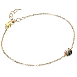 Nanis Armbånd>Armbånd, Dancing In The Rain Tourmalines - Grønn Og Rosa Turmalin