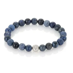 David-Andersen Herre>Armbånd, Dumortierite (polert) 8 mm