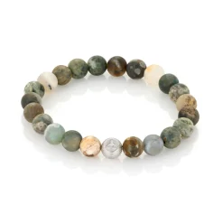David-Andersen Herre>Armbånd, Jasper (matt) 8 mm