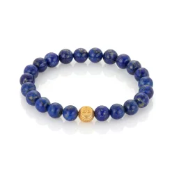 David-Andersen Herre>Armbånd, Lapis Lazuli 8 mm