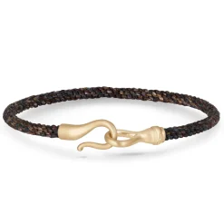 OLE LYNGGAARD COPENHAGEN Herre|Armbånd>Armbånd, Life Herre Maroon gult gull