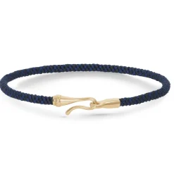 OLE LYNGGAARD COPENHAGEN Armbånd|Herre>Armbånd, Life Midnight gult gull