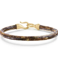 OLE LYNGGAARD COPENHAGEN Herre|Armbånd>Armbånd, Life Velvet oval gult gull
