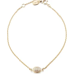 Efva Attling Armbånd>Armbånd, Love Bead Diamanter gult gull