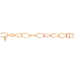 OLE LYNGGAARD COPENHAGEN Armbånd>Armbånd, Love Lenke kraftig med pavért charm