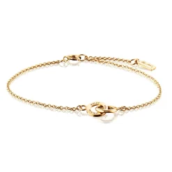 Efva Attling Armbånd>Armbånd, Mini Twosome gull