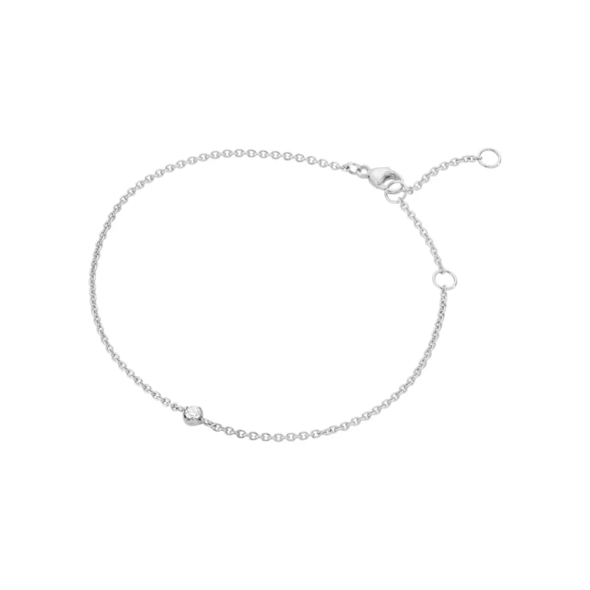 Georg Jensen Armbånd>Armbånd, Signature Diamonds 0,05 ct hvitt gull