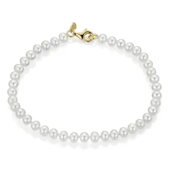 David-Andersen Armbånd>Armbånd, Stjernestøv Ferskvannsperler 4mm