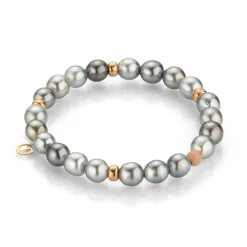 Gellner Armbånd>Armbånd, Tahitiperler 7-8 mm
