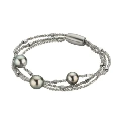 Gellner Armbånd>Armbånd, Tahitiperler, Månesten og Hermatitt