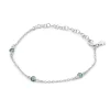 Susanne Friis Bjørner Armbånd>Armbånd, Tre Stener - London Blue krystall