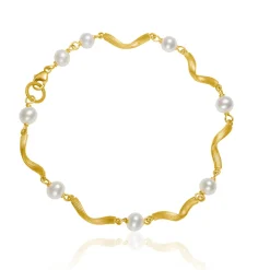 Dulong Armbånd>Armbånd, Vega Pearl gull