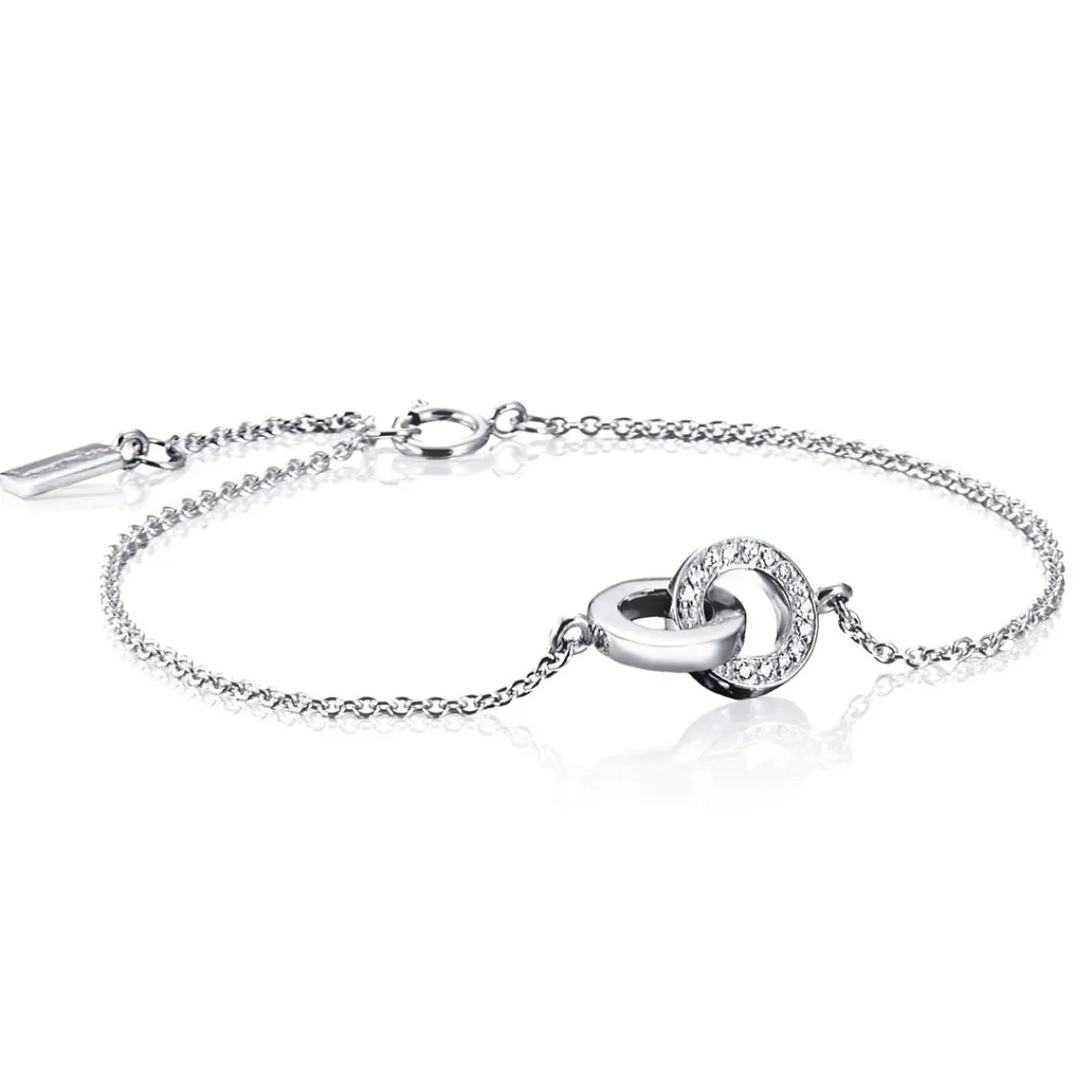 Efva Attling Armbånd>Armbånd, You & Me hvitt gull