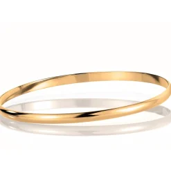 David-Andersen Armbånd>Armring, Buet massiv 4 mm