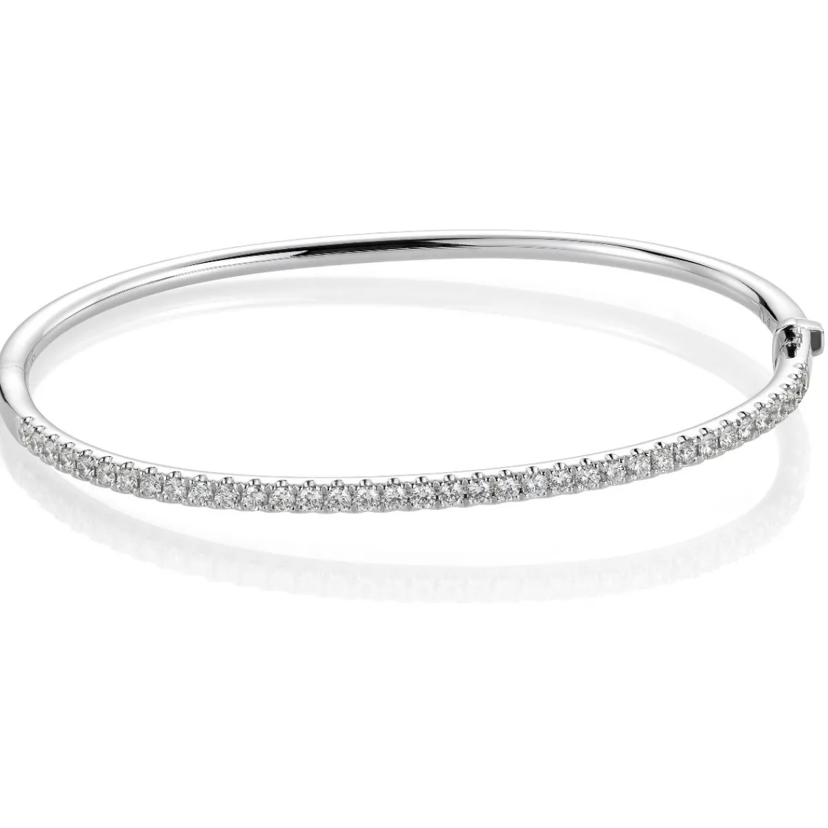 David-Andersen Armbånd>Armring, Diamanter 2,50 ct hvitt gull