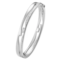 Georg Jensen Armbånd>Armring, Fusion med diamanter hvitt gull