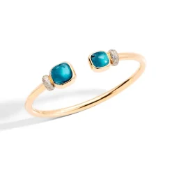 Pomellato Armbånd>Armring, Nudo London blå topas