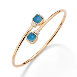 Pomellato Armbånd>Armring, Nudo mini London blå topas