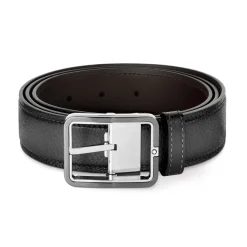 Montblanc Skinnprodukter>Belte, Mørkegrå 35 mm
