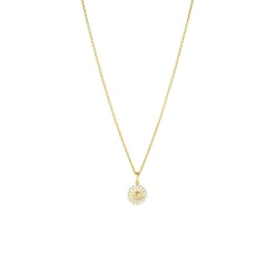 Georg Jensen Emaljesmykker|Halssmykker>Kjede, Daisy 11 mm forgylt sølv 2025