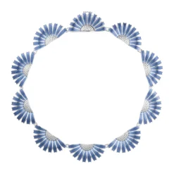 Georg Jensen Emaljesmykker|Halssmykker>Kjede, Daisy Statement Collier blå