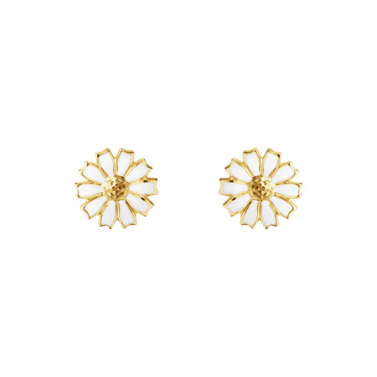Georg Jensen Emaljesmykker|Ørepynt>Ørepynt, Daisy 7 mm forgylt sølv 2025