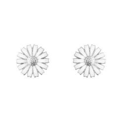 Georg Jensen Emaljesmykker|Ørepynt>Ørepynt, Daisy enkel hvit