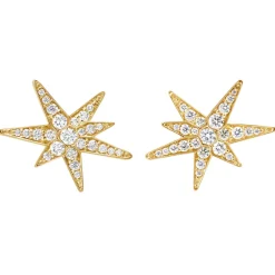 OLE LYNGGAARD COPENHAGEN Ørepynt>Ørepynt, Funky Stars 0,24 ct små