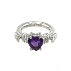 Rikke Harsheim Ringer>Ring, Bladring Ametyst