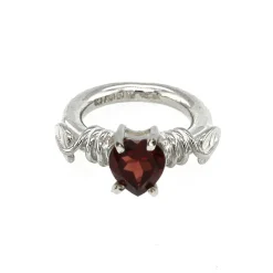 Rikke Harsheim Ringer>Ring, Bladring Granat