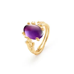 OLE LYNGGAARD COPENHAGEN Ringer>Ring, BoHo Ametyst liten