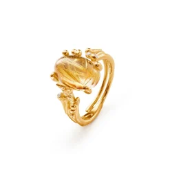 OLE LYNGGAARD COPENHAGEN Ringer>Ring, BoHo Rutilkvarts liten