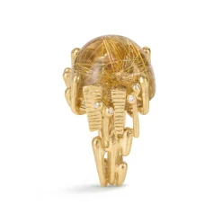 OLE LYNGGAARD COPENHAGEN Ringer>Ring, BoHo Rutilkvarts stor