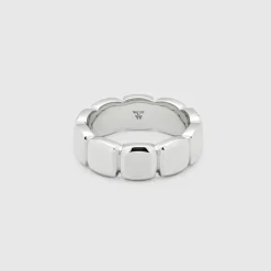 Tom Wood Herre>Ring, Cushion Band