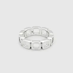 Tom Wood Herre>Ring, Cushion Band Open