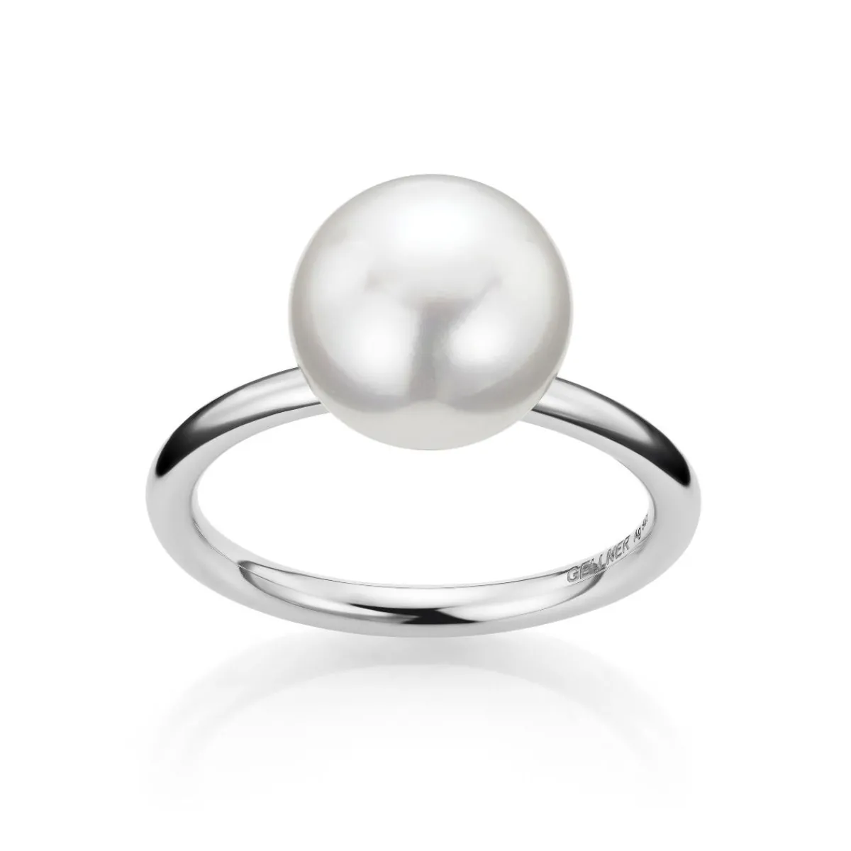 Gellner Ringer>Ring, Ferskvannsperle 10,5-11 mm