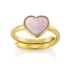 David-Andersen Emaljesmykker|Til Barn>Ring, Hjerte rosa - Barn