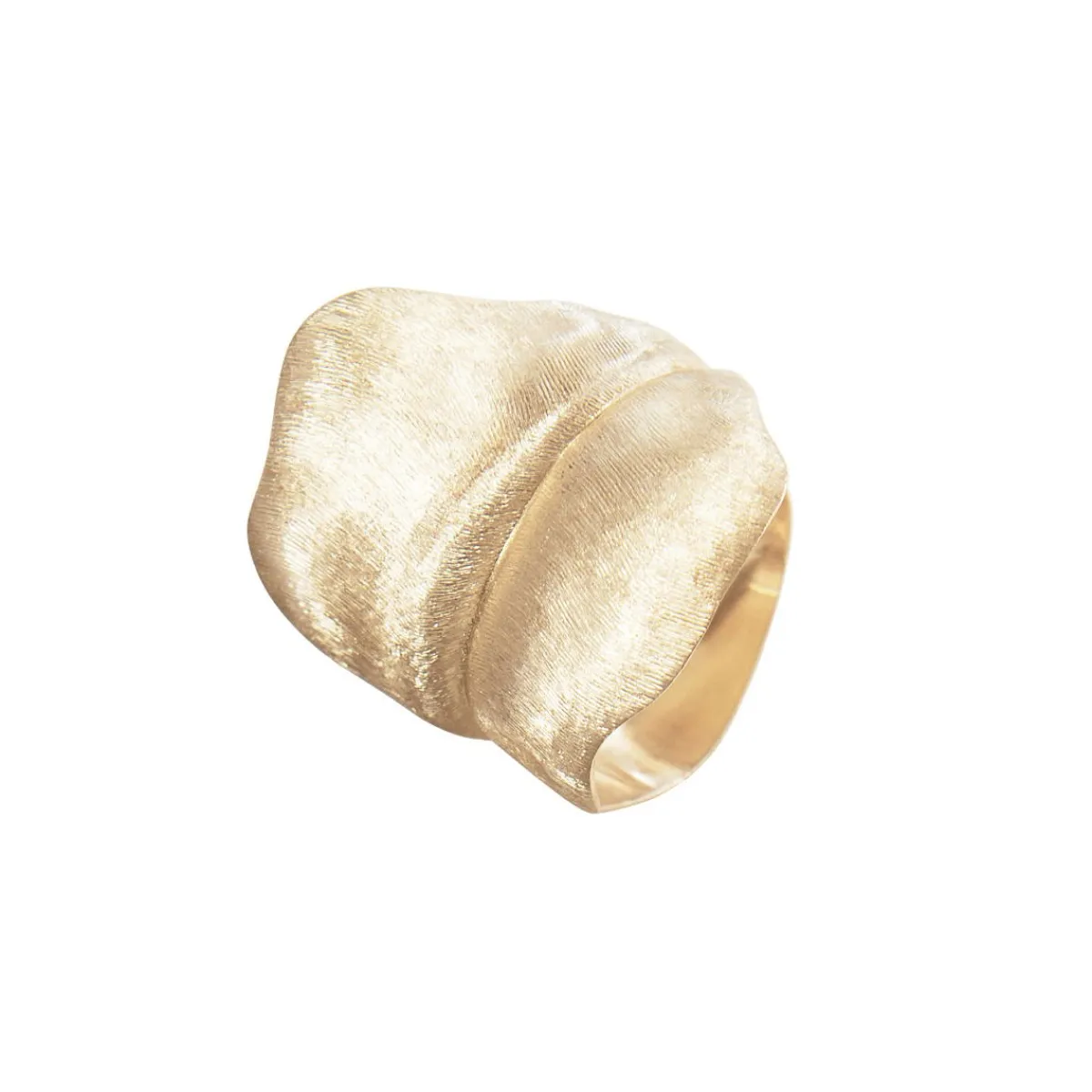 OLE LYNGGAARD COPENHAGEN Ringer>Ring, Leaves stor gult gull