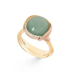 OLE LYNGGAARD COPENHAGEN Ringer>Ring, Lotus Str. 3 Akvamarin