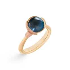 OLE LYNGGAARD COPENHAGEN Ringer>Ring, Lotus Str. 1 London Blue Topas