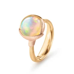 OLE LYNGGAARD COPENHAGEN Ringer>Ring, Lotus Str. 2 Opal