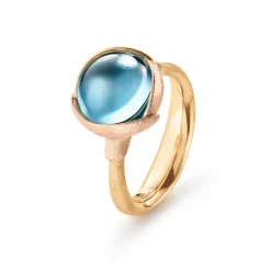 OLE LYNGGAARD COPENHAGEN Ringer>Ring, Lotus Str. 2 Sky Blue Topas