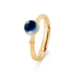 OLE LYNGGAARD COPENHAGEN Ringer>Ring, Lotus Tiny Str. 0 London Blue Topas