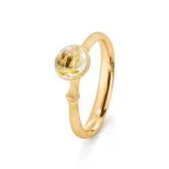 OLE LYNGGAARD COPENHAGEN Ringer>Ring, Lotus Tiny Str. 0 Rutilkvarts