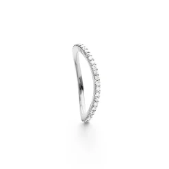 OLE LYNGGAARD COPENHAGEN Ringer>Ring, Love Band buet hvitt gull